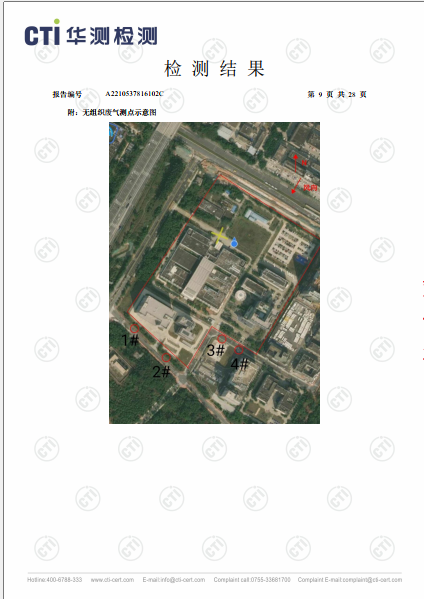 必赢亚洲工业废气（无组织）、工业废气、油烟废气检测汇报-2022-9