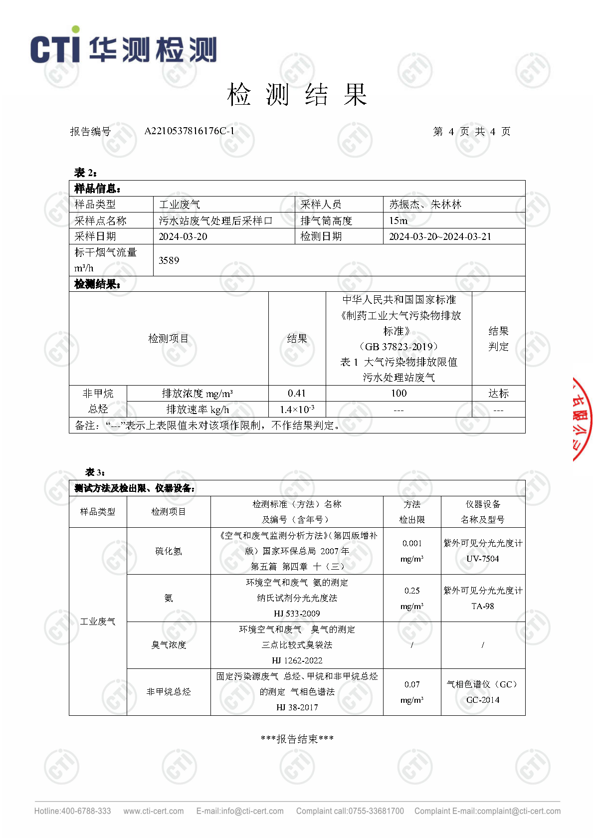 2024年必赢亚洲废气废水检测汇报_Page16