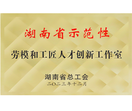 湖南省劳模和工匠人才创新工作室